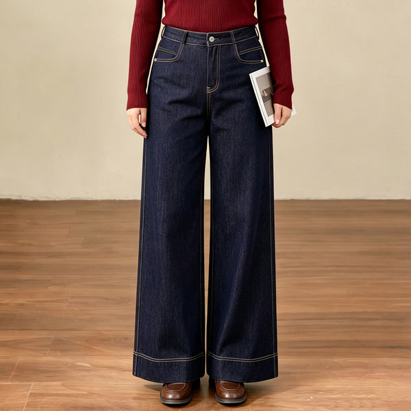 Loose-fitting Slimming Wide-leg Trousers For Women