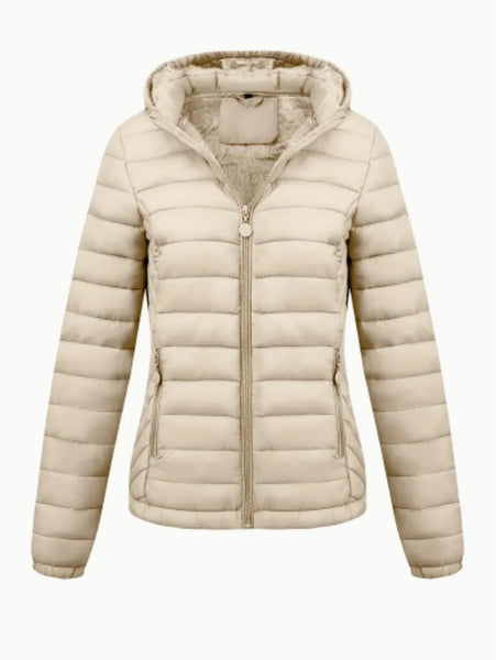 Women's Lightweight Hooded Winter Jacket